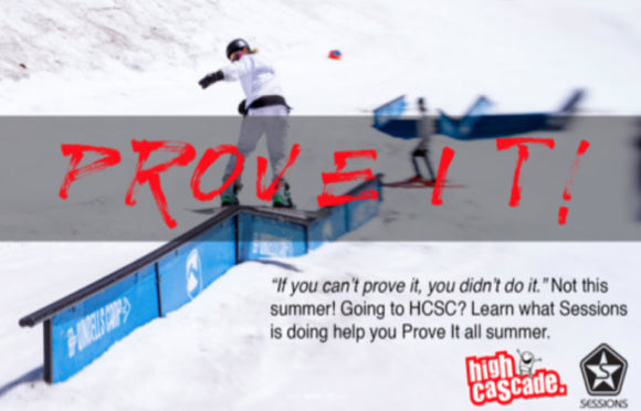 Sessions 'Prove it' at High Cascade Snowboard Camp