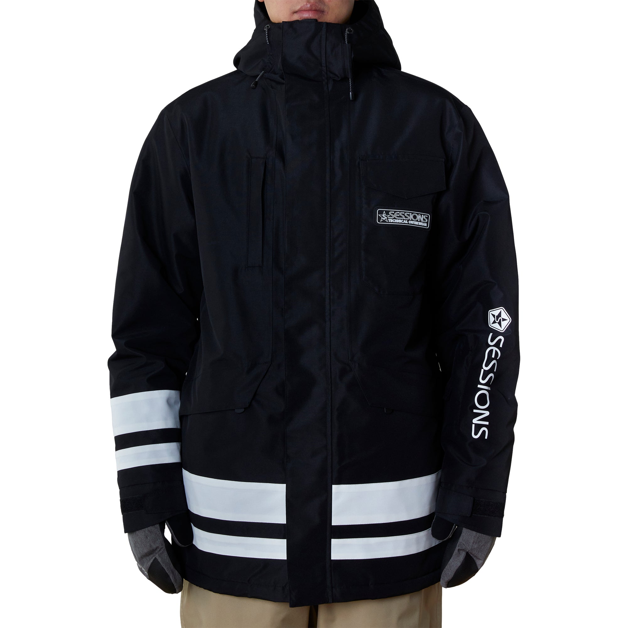 SCOUT INSULATED JACKET - BLACK – Sessions