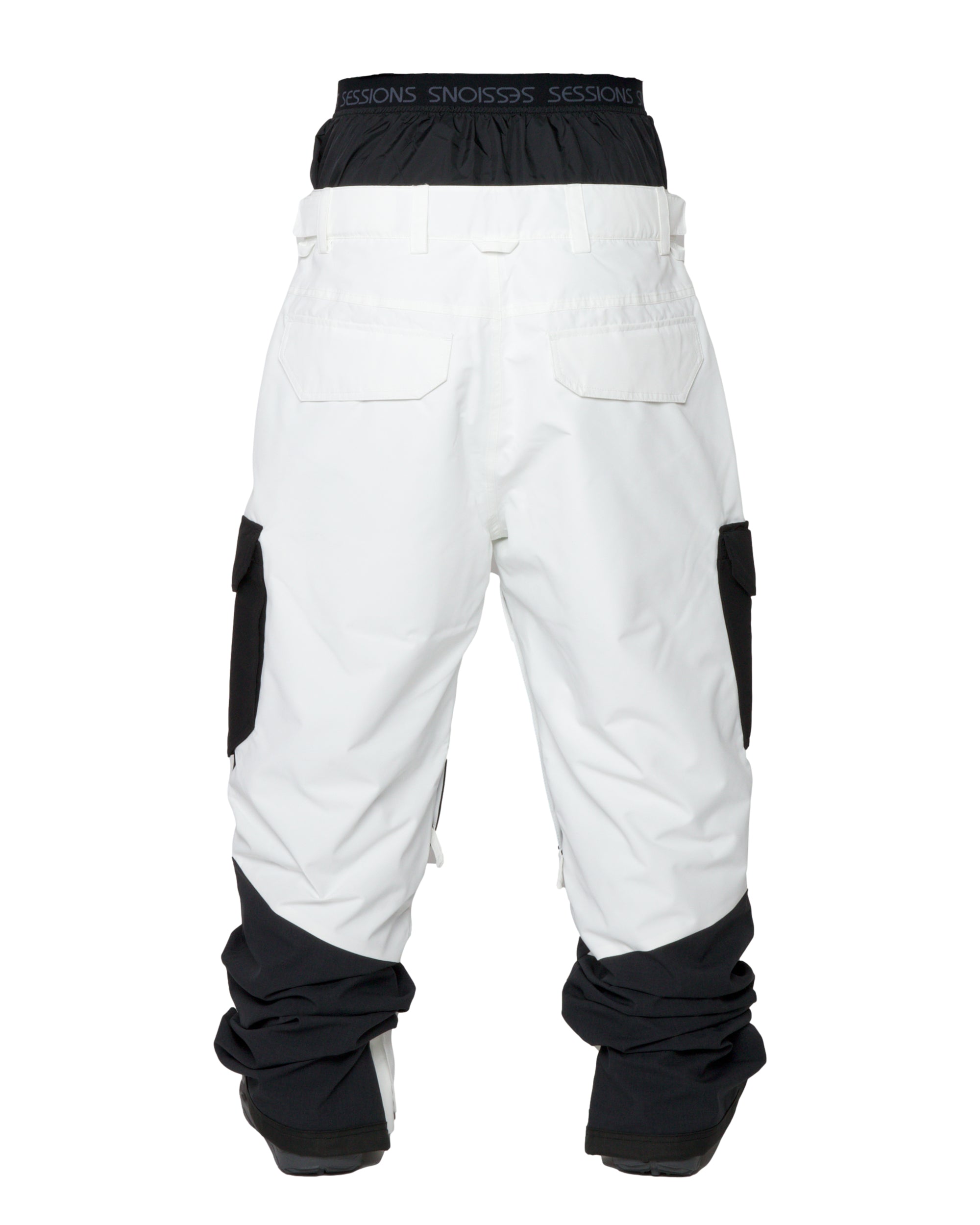 MAJOR CARGO PANT - WHITE - WITH WAIST GAITER – Sessions