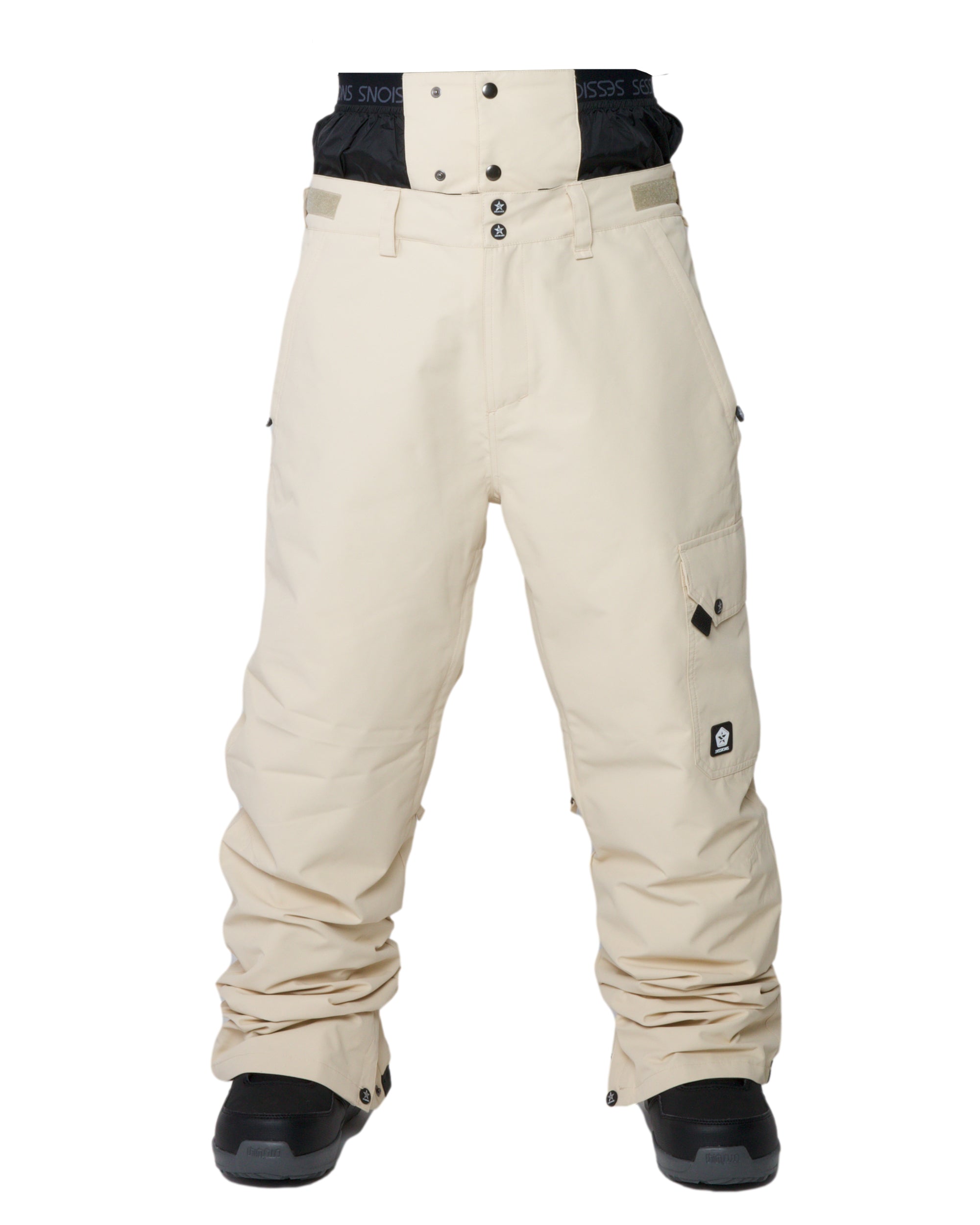 SQUADRON STANDARD FIT PANT BEIGE WITH WAIST GAITER Sessions